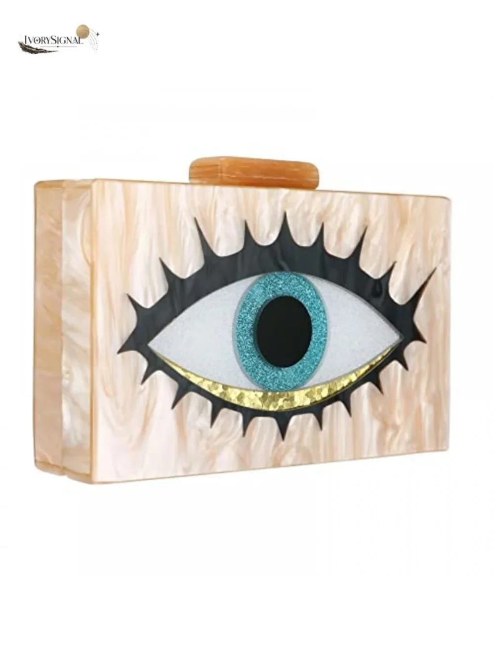 Acrylic Clutch Purse for Women Evening Bag Perspex Box Crossbody Party